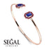 Geometric Pearl And Emerald Sapphire Bracelet - Catherine No. 59