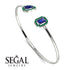 Geometric Pearl And Emerald Sapphire Bracelet - Catherine No. 30 image 2