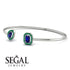 Geometric Pearl And Emerald Sapphire Bracelet - Catherine No. 30