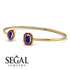 Geometric Pearl And Emerald Sapphire Bracelet - Catherine No. 58