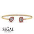 Geometric Pearl And Emerald Diamond Bracelet - Catherine No. 46