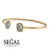 Geometric Pearl And Emerald Diamond Bracelet - Catherine No. 1 image 3