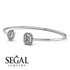 Geometric Pearl And Emerald Diamond Bracelet - Catherine No. 3 image 3