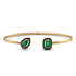 Geometric Pearl And Emerald Emerald Bracelet - Catherine No. 34