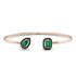 Geometric Pearl And Emerald Emerald Bracelet - Catherine No. 35 image 1