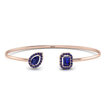 Geometric Pearl And Emerald Sapphire Bracelet - Catherine No. 74 image 1