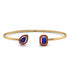 Geometric Pearl And Emerald Sapphire Bracelet - Catherine No. 58 image 1