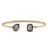 Geometric Pearl And Emerald Diamond Bracelet - Catherine No. 31 image 1