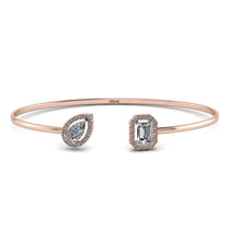 Geometric Pearl And Emerald Diamond Bracelet - Catherine No. 2 image 1