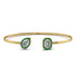 Geometric Pearl And Emerald Diamond Bracelet - Catherine No. 16 image 1