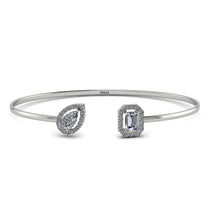 Geometric Pearl And Emerald Diamond Bracelet - Catherine No. 3 image 1