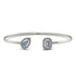 Geometric Pearl And Emerald Diamond Bracelet - Catherine No. 3 image 1