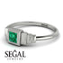 Geometric Princess Cut Emerald Ring - Everleigh No. 6 image 3