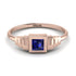Geometric Princess Cut Sapphire Ring - Everleigh No. 14 image 1