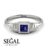 Geometric Princess Cut Sapphire Ring - Everleigh No. 15 image 6