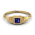 Geometric Princess Cut Sapphire Ring - Everleigh No. 13