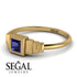 Geometric Princess Cut Sapphire Ring - Everleigh No. 13