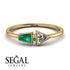Geometrical Arrow Emerald Ring - Gracie No. 16
