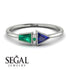 Geometrical Arrow Emerald Ring - Gracie No. 30
