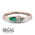 Geometrical Arrow Emerald Ring - Gracie No. 17