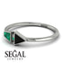 Geometrical Arrow Emerald Ring - Gracie No. 24
