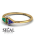 Geometrical Arrow Emerald Ring - Gracie No. 28
