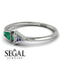 Geometrical Arrow Emerald Ring - Gracie No. 18