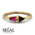 Geometrical Arrow Ruby Ring - Gracie No. 52