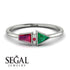 Geometrical Arrow Ruby Ring - Gracie No. 51