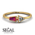 Geometrical Arrow Ruby Ring - Gracie No. 46