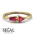 Geometrical Arrow Ruby Ring - Gracie No. 55