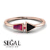Geometrical Arrow Ruby Ring - Gracie No. 53