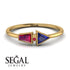 Geometrical Arrow Ruby Ring - Gracie No. 58