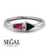 Geometrical Arrow Ruby Ring - Gracie No. 54