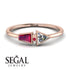 Geometrical Arrow Ruby Ring - Gracie No. 47