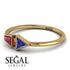 Geometrical Arrow Ruby Ring - Gracie No. 58