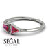 Geometrical Arrow Ruby Ring - Gracie No. 57
