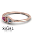 Geometrical Arrow Ruby Ring - Gracie No. 47