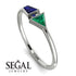 Geometrical Arrow Sapphire Ring - Gracie No. 66
