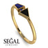 Geometrical Arrow Sapphire Ring - Gracie No. 67