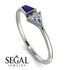 Geometrical Arrow Sapphire Ring - Gracie No. 63
