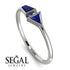 Geometrical Arrow Sapphire Ring - Gracie No. 75