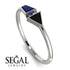 Geometrical Arrow Sapphire Ring - Gracie No. 69
