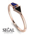 Geometrical Arrow Sapphire Ring - Gracie No. 68