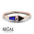Geometrical Arrow Sapphire Ring - Gracie No. 68