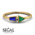 Geometrical Arrow Sapphire Ring - Gracie No. 64