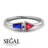 Geometrical Arrow Sapphire Ring - Gracie No. 72