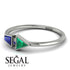 Geometrical Arrow Sapphire Ring - Gracie No. 66