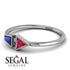 Geometrical Arrow Sapphire Ring - Gracie No. 72
