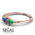 Geometrical Arrow Sapphire Ring - Gracie No. 65